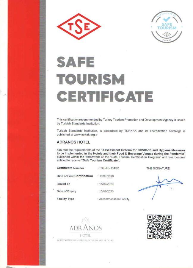 Adranos Hotel Bursa Eksteriør bilde